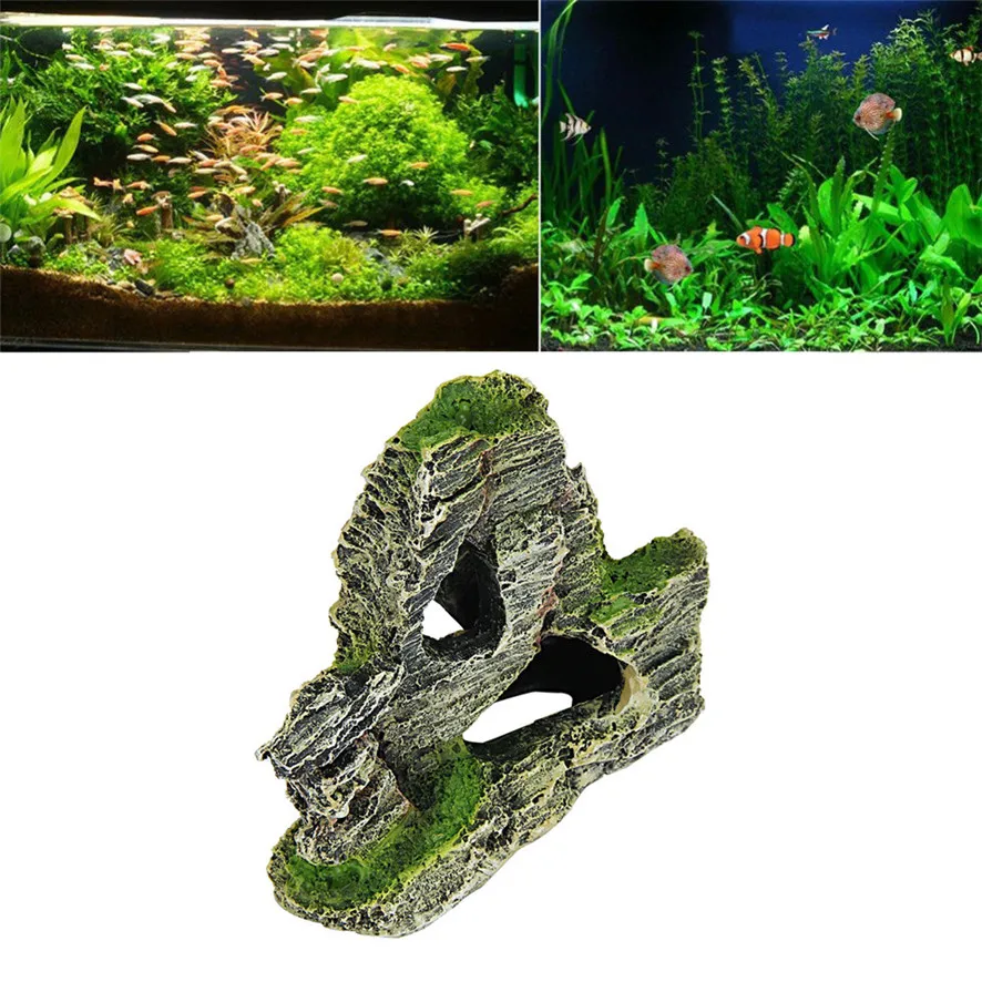 Zero 2017 мультяшная смола искусственное украшение замка аквариумная рыболовная