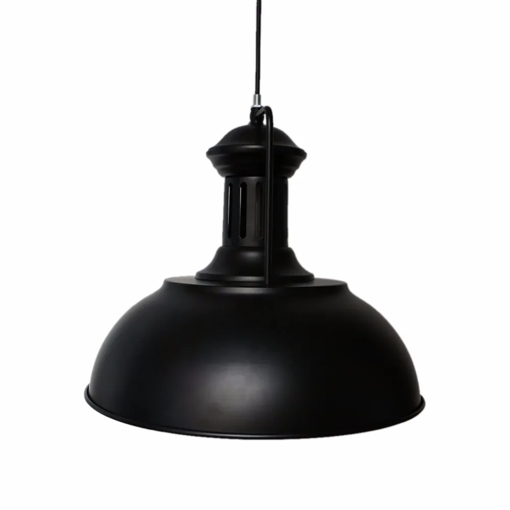 Винтажный подвесной светильник в стиле лофт одноголовочный металлический