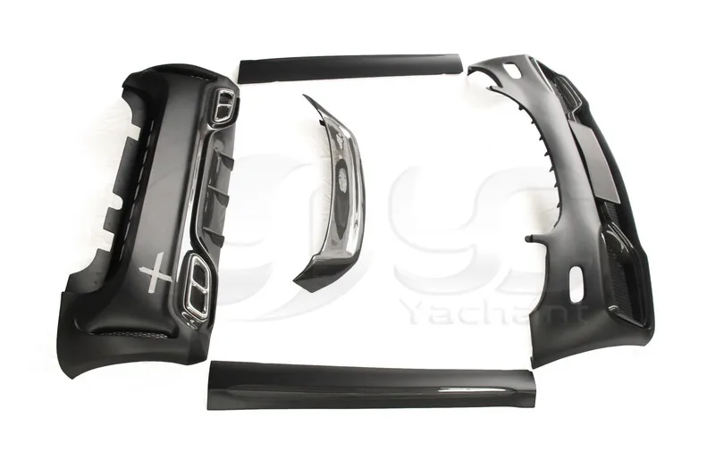 Часть углеродного волокна стекло FRP тела комплект подходит для 2015 2017 Smart Fortwo C453 AMG