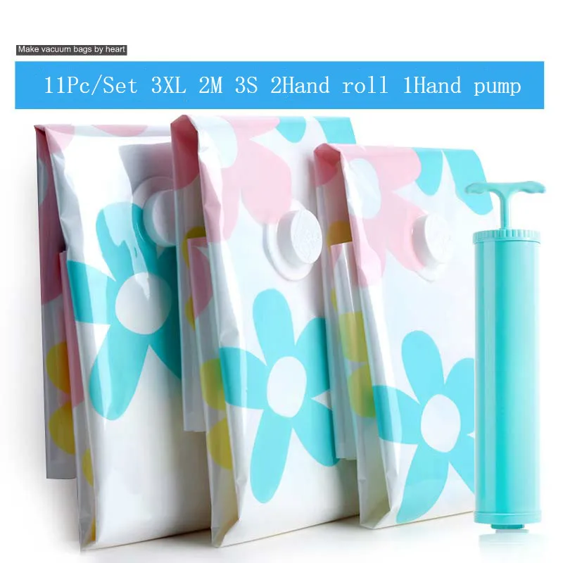 Вакуумный компрессионный мешок для хранения 11 шт./компл. подходит дорожной