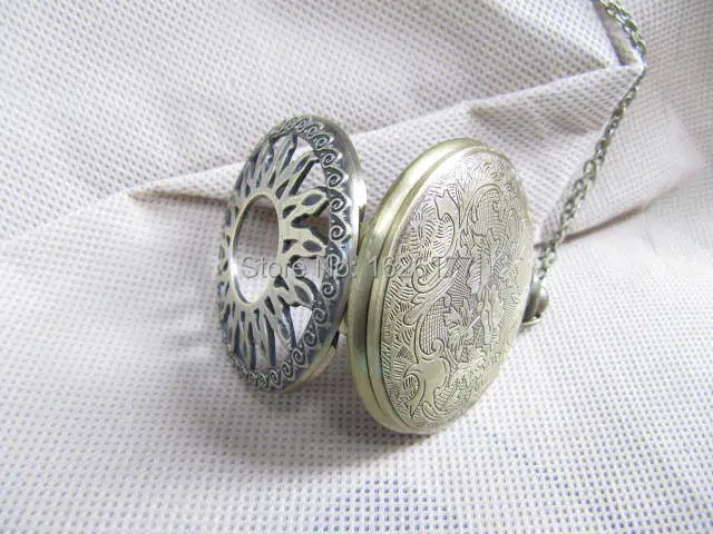 Wholesale ---vintage Quartz Pocket watch necklace Exclusive antique chic elegant watchs steampunk pocket Hollow | Наручные часы