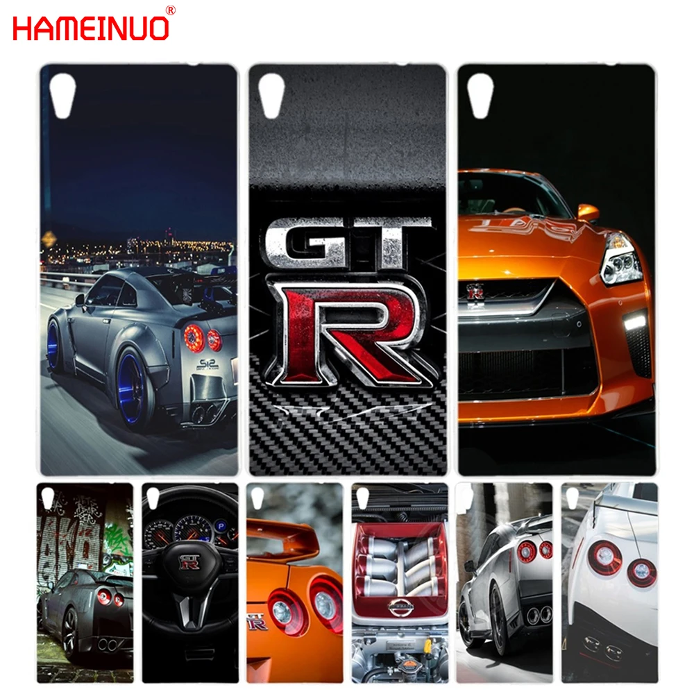 HAMEINUO nissan GT R спортивный автомобильный чехол для телефона sony xperia z2 z3 z4 z5 mini plus aqua M4 M5