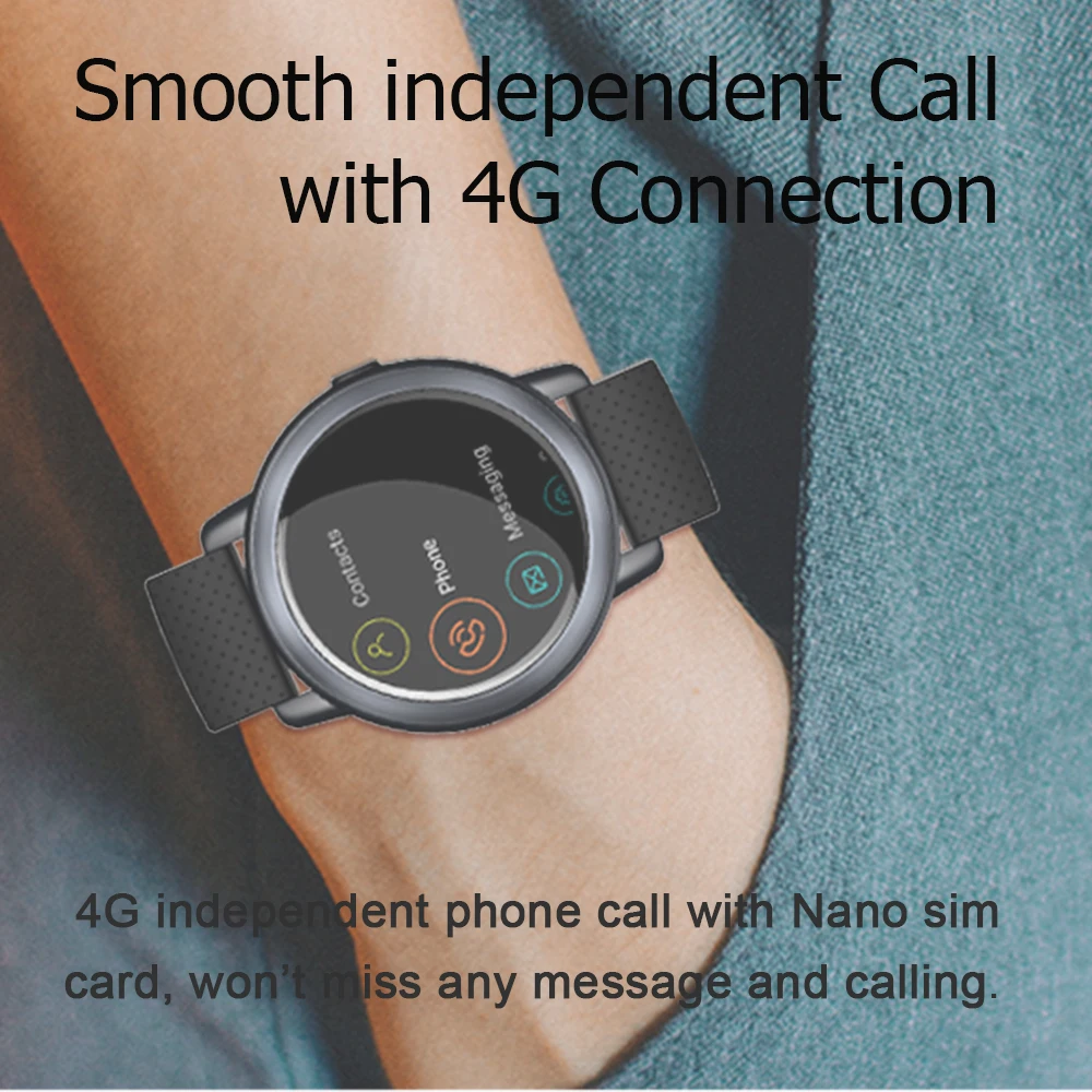 LEMFO LEM8 роскошные 4G Смарт часы для мужчин Android 7.1.1 3 ГБ + 32 IP67 Водонепроницаемый 1 39