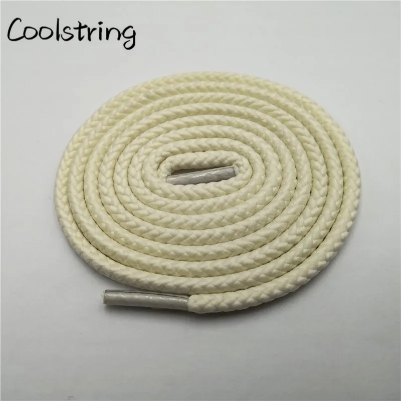 Coolstring/1 пара; однотонные круглые шнурки для ботинок; унисекс; повседневные шнурки; кроссовки; шнурки для парусиновой обуви; Ботинки martin; шнурки