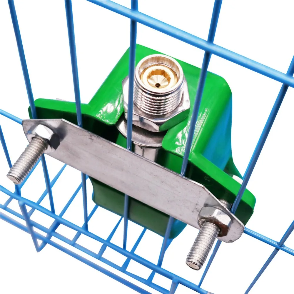 

5 pcs Small Suckling Pig Drinking Bowl Livestock Cage Drinking Fountain ABS And Stainless Steel Nipple Drinking Bowl