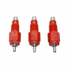 Внешняя ниппельная нить для птицеводства 9,5 мм, 5 шт., красная колонна из нержавеющей стали, инструменты для перепелок