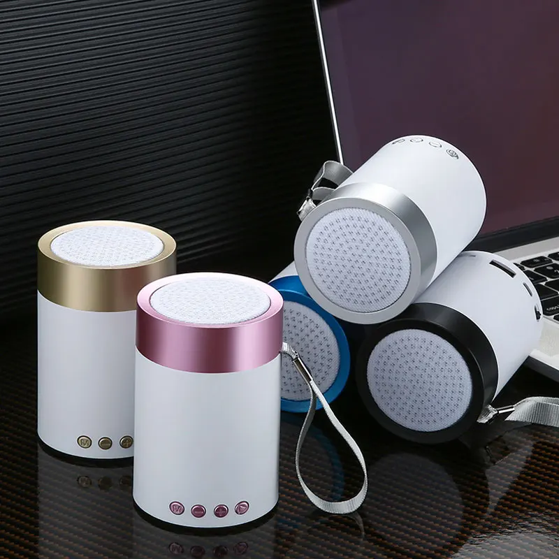 Мини светодиодный Bluetooth беспроводной динамик открытый портативный MP3 музыкальный динамик Поддержка TF карты U диск громкой связи для мальчиков и девочек
