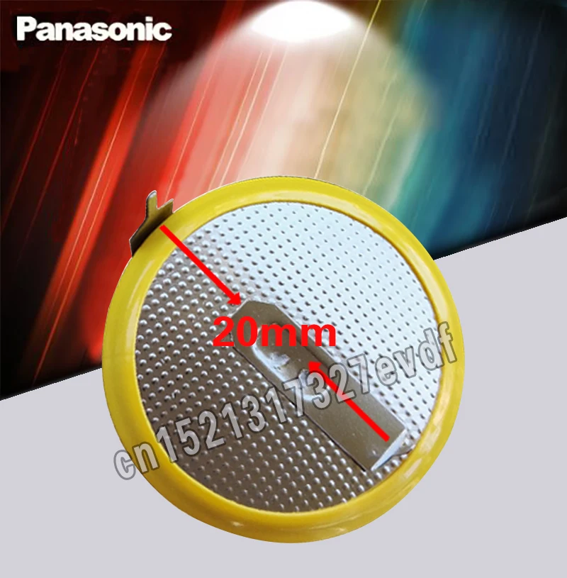 5 шт./лот Panasonic CR2450 с булавками 3V Плоская Круглая 2450 литиевая батарея
