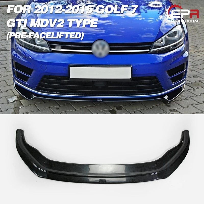 FRP передняя губа для VW GOLF 7 (2012 2015) GTI тип А из стекловолокна (предварительно