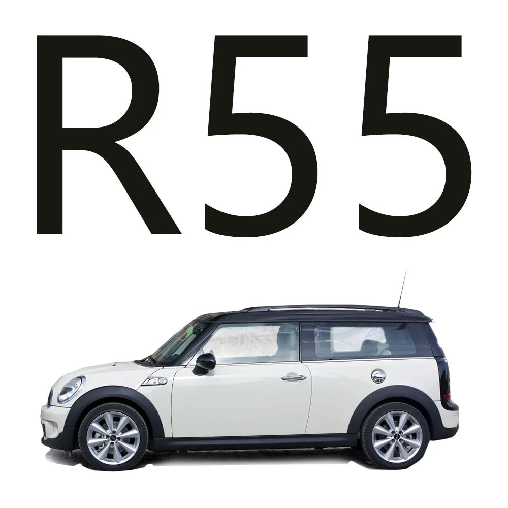 R55 old clubman 2pcs Защита от Солнца/дождя акриловый прозрачный дымчатый цвет для Mini cooper Countryman хэтчбек Clubman R53 R55 R56 R57 R60 F54 F55 F60 - Цвет: R55 old clubman 2pcs