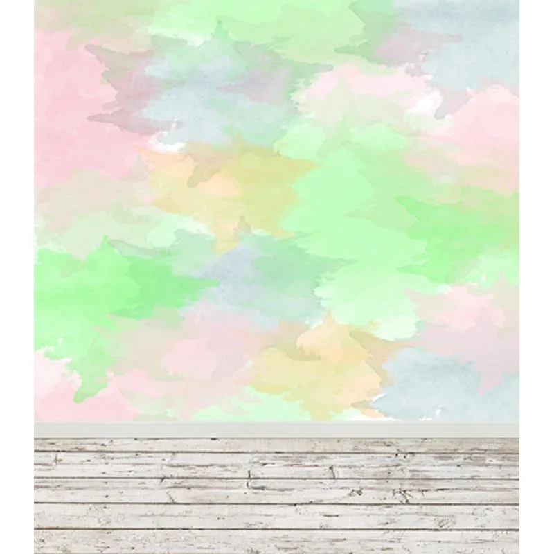 Пользовательский виниловый тканевый цветной рисунок граффити обои Фотография