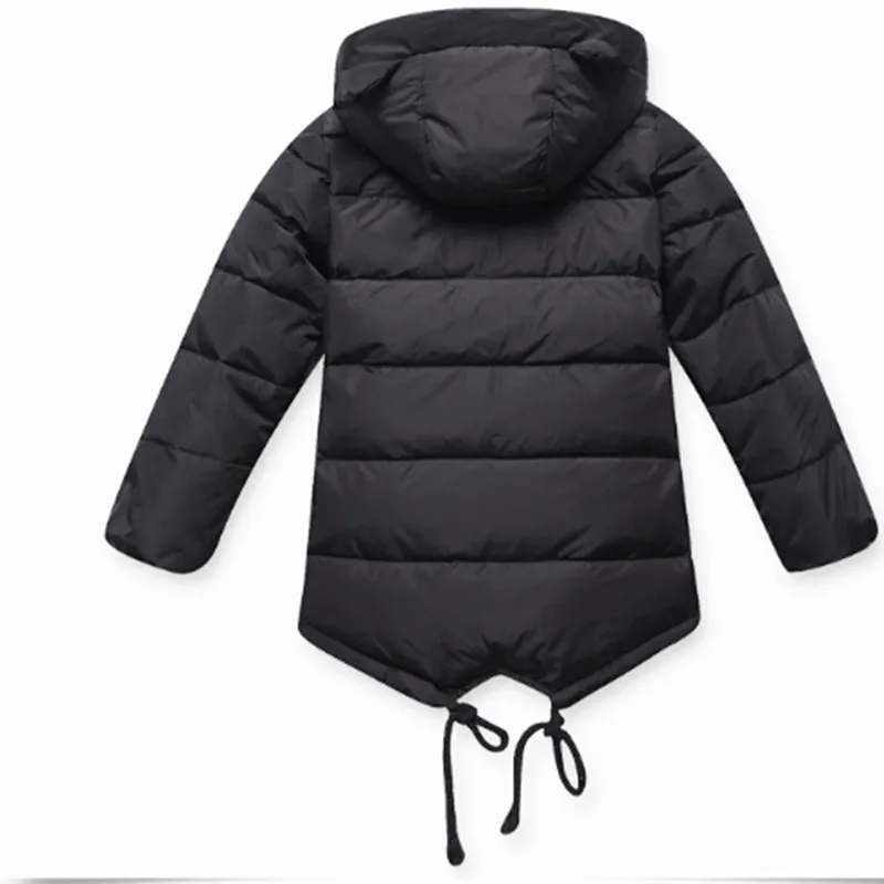 2018 Брендовое зимнее теплое пальто ярких цветов для девочек рождественское