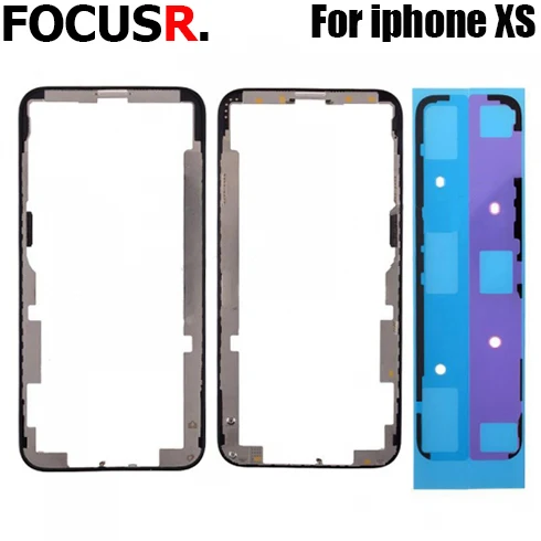 For iphone XS Lcd сенсорный экран передняя рамка средняя Рамка Кронштейн для iPhone X XS MAX с клейким кронштейном Держатель Замена Ремонт - Цвет: For iphone XS