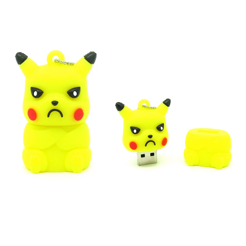 Мультфильм Пикачу держать Pokeball флэш-накопитель USB memory stick мини компьютер подарок 4
