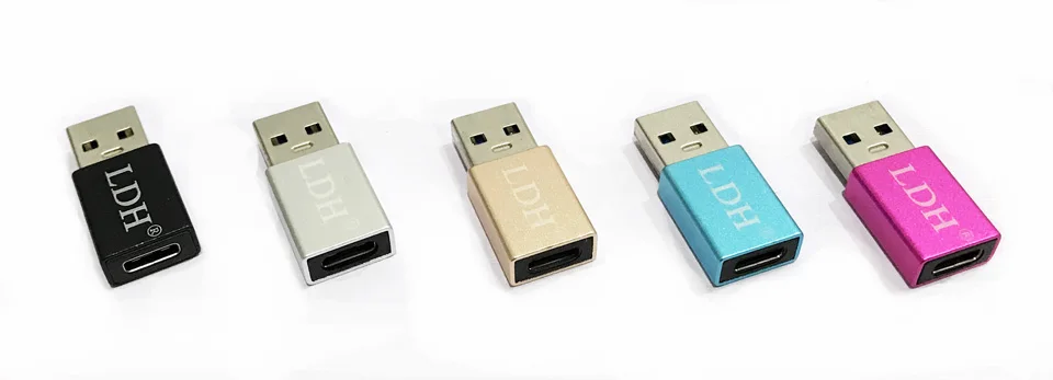 LDH PD type-C Female to USB 3,0 type-A Male позолоченный USB 3,1 type C коннектор конвертер адаптер для смартфона