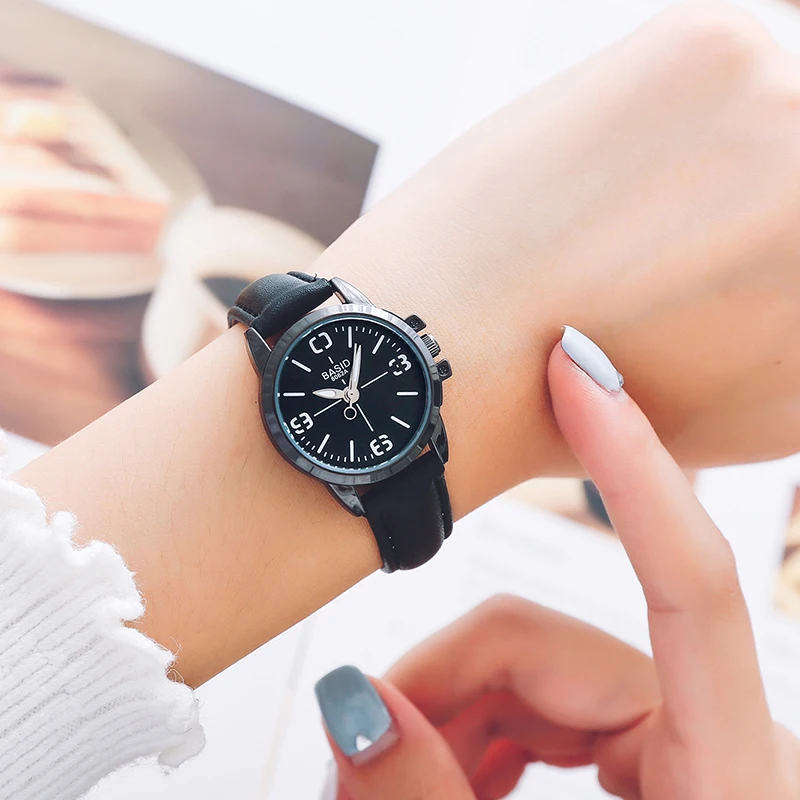 Часы наручные BASID мужские/женские кварцевые брендовые водонепроницаемые