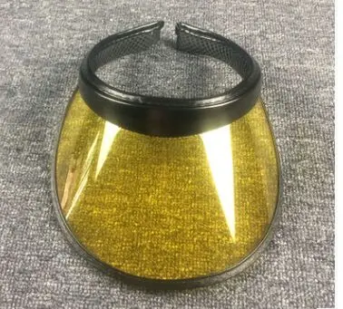 017 Открытый Унисекс УФ Защита солнцезащитный козырек кепки Casquette Туризм ПВХ пластик солнцезащитный козырек морской пляж Topless Велоспорт Femme Gorros - Цвет: 017
