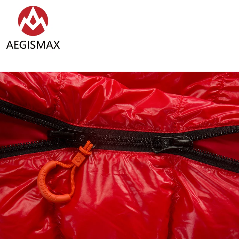 AEGISMAX Мини upgra Nano серии Сверхлегкий Кемпинг Мумия 95% белый гусиный пух спальный мешок 3 сезона пеший Туризм 800 FP