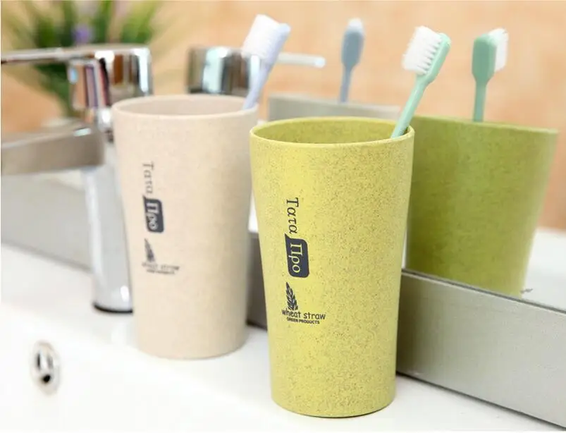 Пара чистки Зубная щётка чашки Ванная комната комплекты удобно ощущается удобен