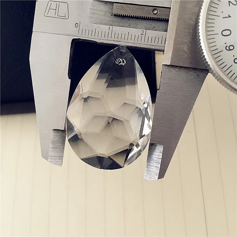 Большое количество 2280 шт./лот 38 мм Хрустальная люстра часть Подвеска для елки и