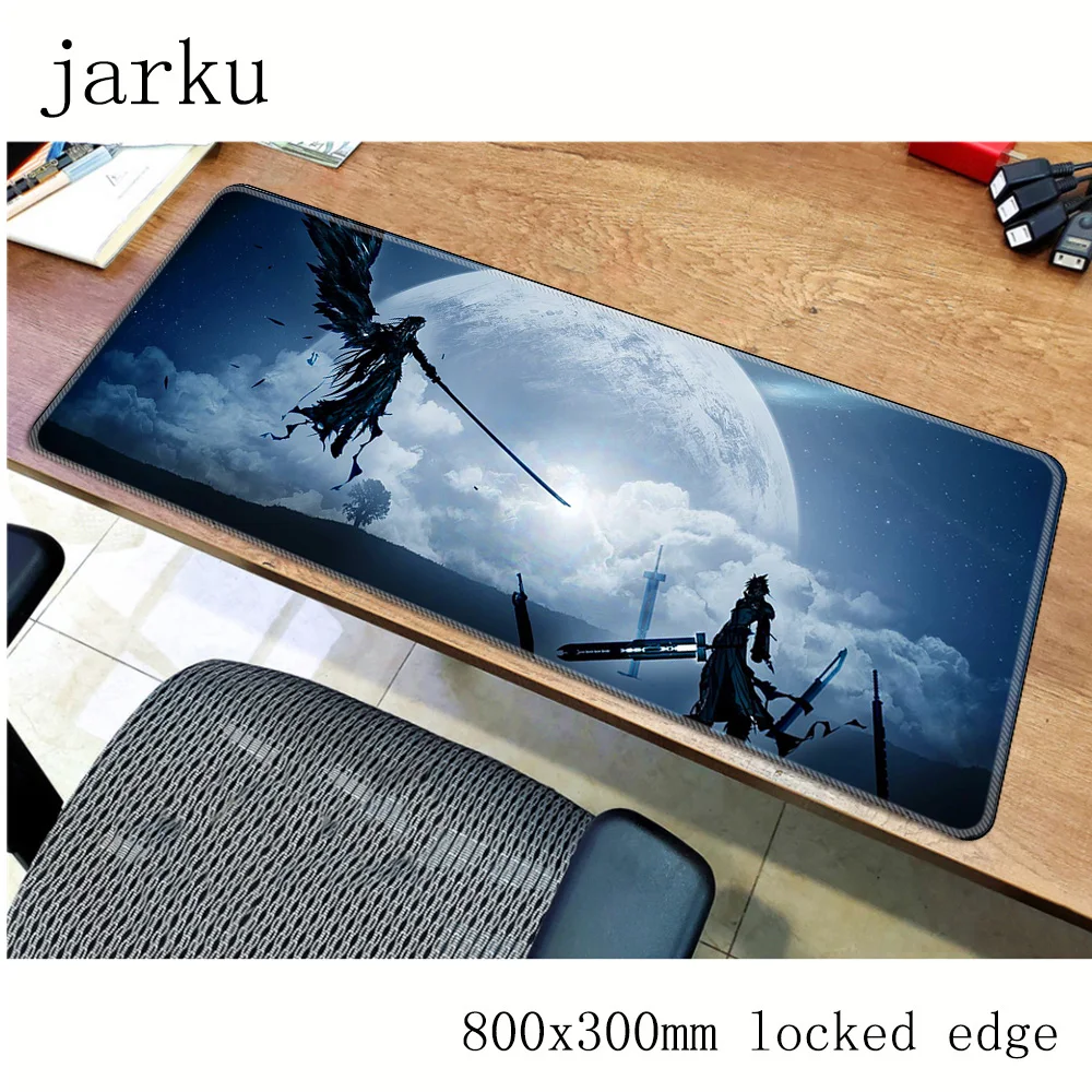 Игровой коврик для мыши final fantasy 800x300X3MM большой очаровательный эргономичный