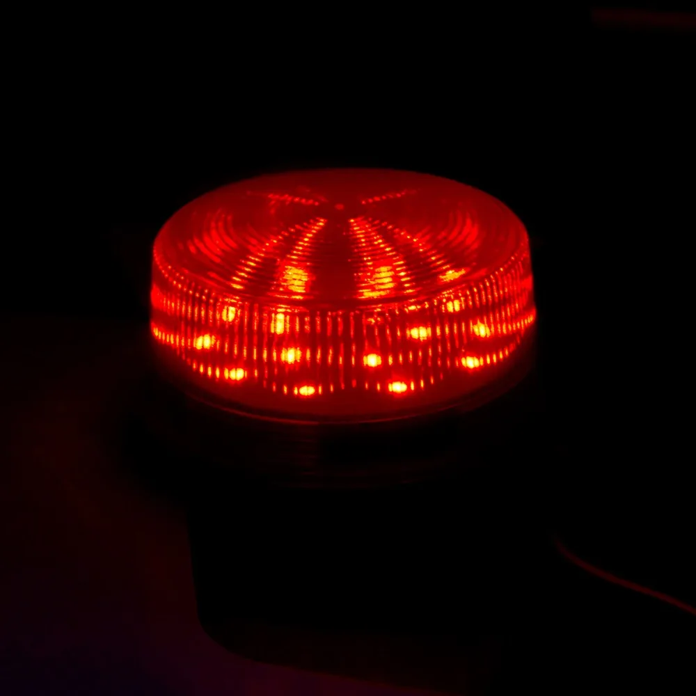 Проводной Strobe сирены 12 В 24 220 сигнала Предупреждение свет вспышки Siren светодио