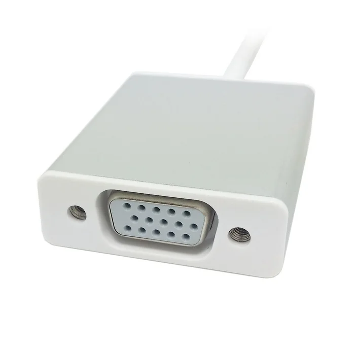 Оболочка из серебристого сплава сверхскоростной USB 3 0 к VGA видеографическая карта