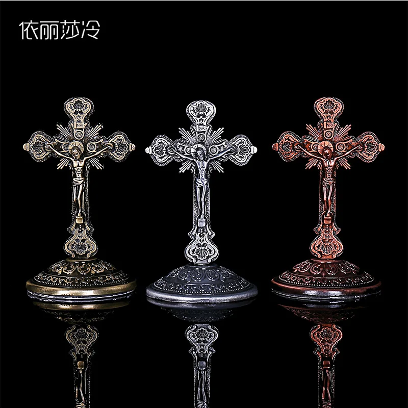 Классический большой Иисус христианский католический крест священный украшение
