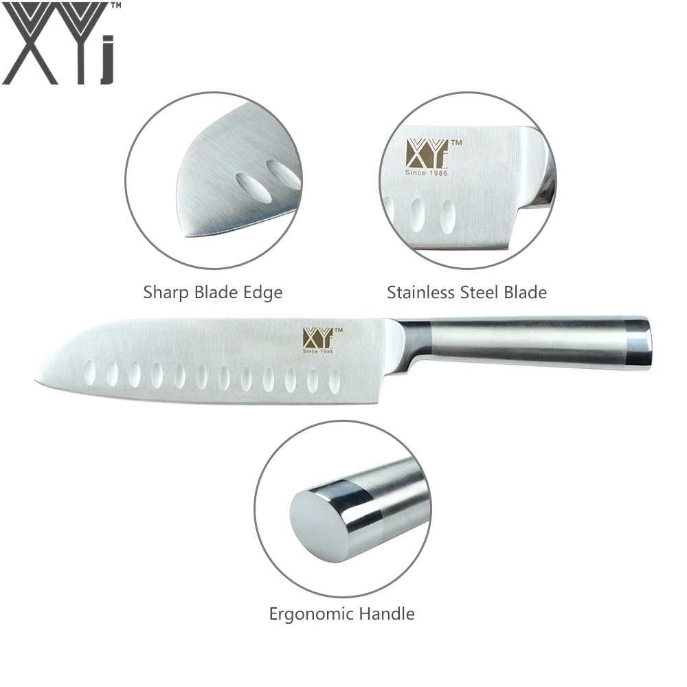 Xyj высокое Класс Нержавеющая сталь Кухонные ножи 8 &quot8&quot 7 &quot5&quot 3.5 &quotНожи с