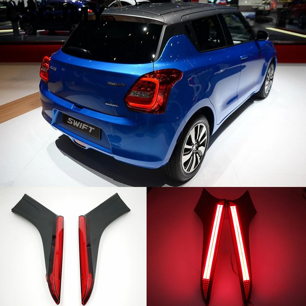 CSGJMY 1 пара для Suzuki Swift 2017 2018 2019 мульти функции Автомобильный светодиодный задний