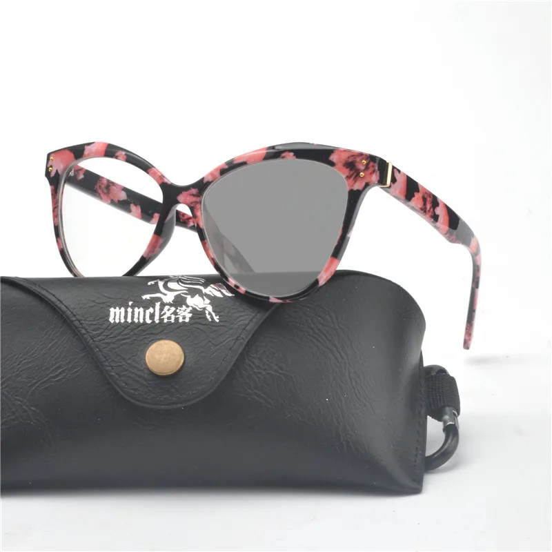 MINCL/летние модные женские очки для чтения фотохромные УФ винтажные уличные