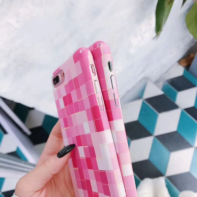 Все включено воды наклейки телефон чехол для iphone 8 7 6 6s X Мода плед летом свежий
