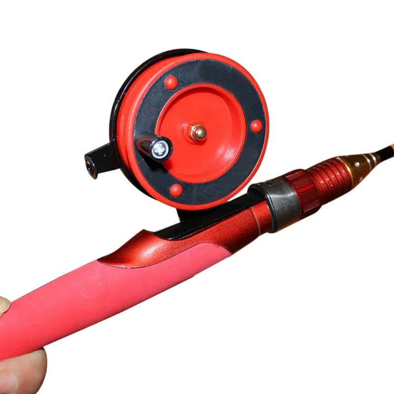 50*55 мм Рыболовная катушка пластиковый корпус Супер Легкий плот Летающий лед