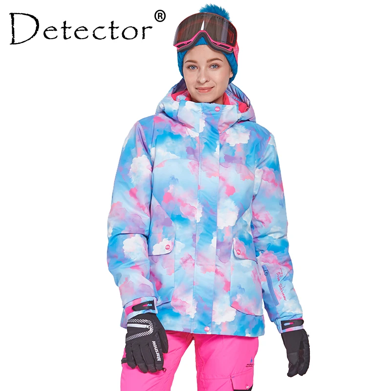 Женская куртка для лыж и сноуборда Detector уличная зимняя Лыжная одежда женское