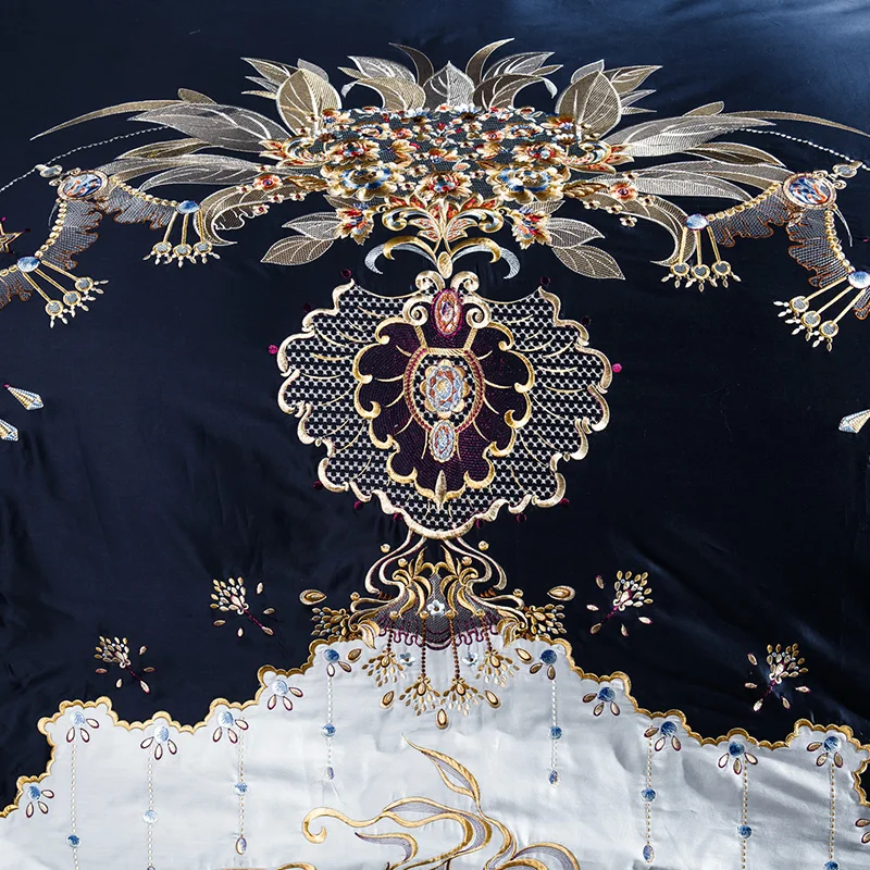 1000TC постельные принадлежности из египетского хлопка роскошный сатин