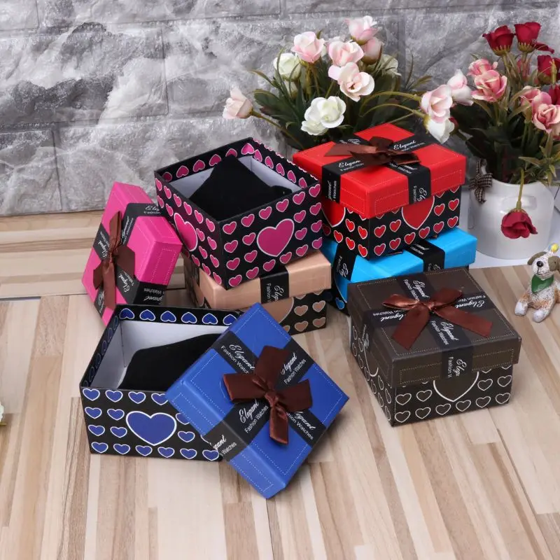 Bowtie прочная подарочная упаковка чехол для браслета браслет ювелирное изделие подарок коробка для часов