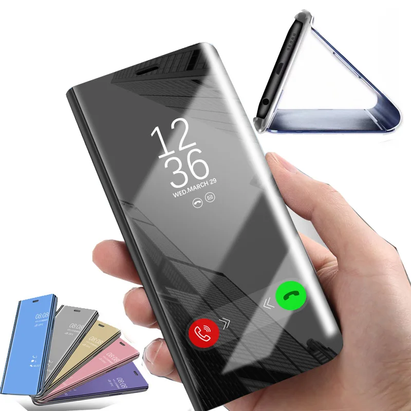 10 шт. зеркальный Чехол книжка для Galaxy S10 plus|Бамперы| |