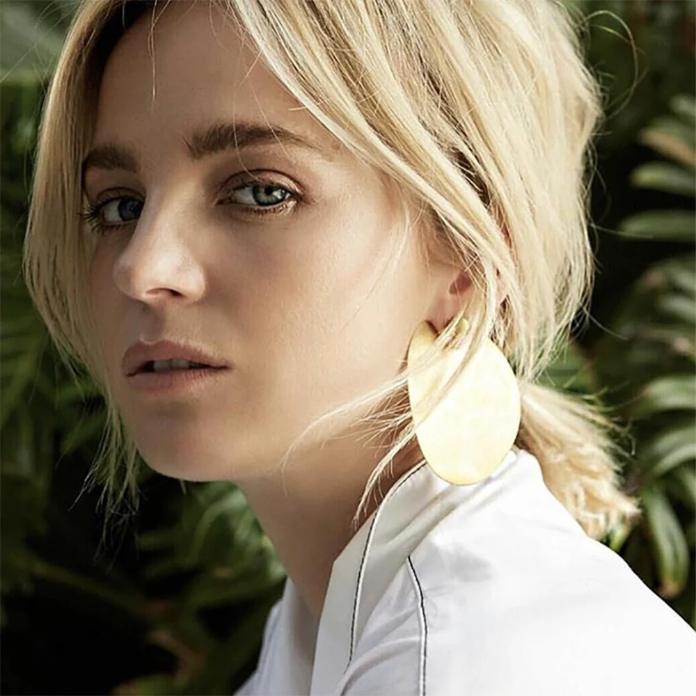 Модные Винтажные серьги Бохо простой: золото серебро цветные круглые с блестками