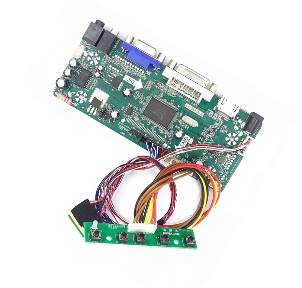 

M.NT68676 HDMI-compatible DVI VGA LED LCD Controller board Kit for LP156WD1-TLA1/TLA2/TLB1/TLB3/TLD1 1600X900 panel 15.6"