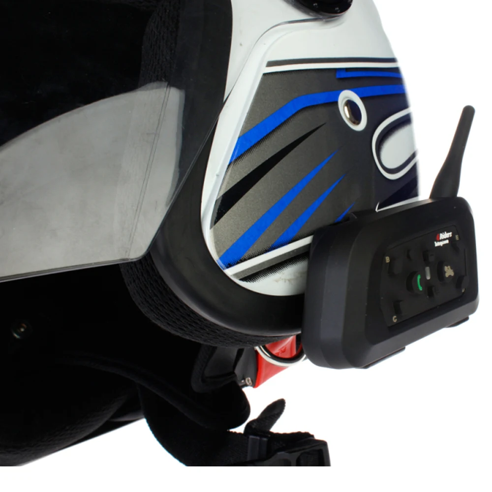 Free Shipping Vnetphone V6 1200M Waterproof Motorcycle Bluetooth Intercom Interphone Helmet Headset for T | Автомобили и
