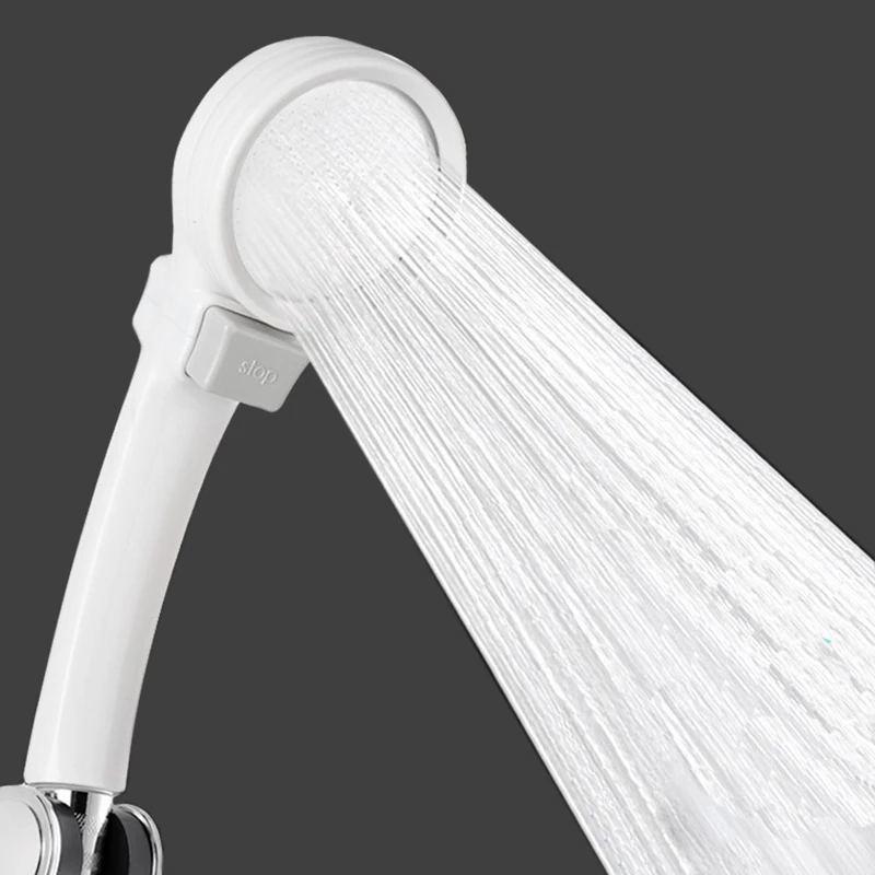 Head shower SHAI экономия насадка для душа высокое давление ABS с выключателем ручной насадка для душа Спа Сопротивление падения душевая лейка Массажная - Цвет: Head shower