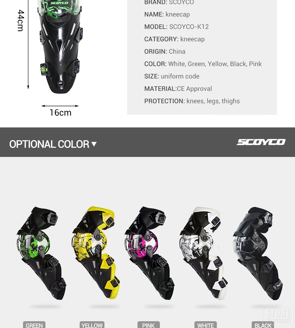 Scoyco K12 наколенник для мотогонок s Moto Bike Защитная Экипировка для мотокросса MX наколенник защита для мотоциклиста коленная передача