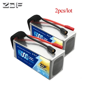 ZDF 2 шт.лот гарантия качества 6S 16000 мАч 22,2 в 25C Макс 50C литий-полимерная батарея для самолета машины для защиты растений