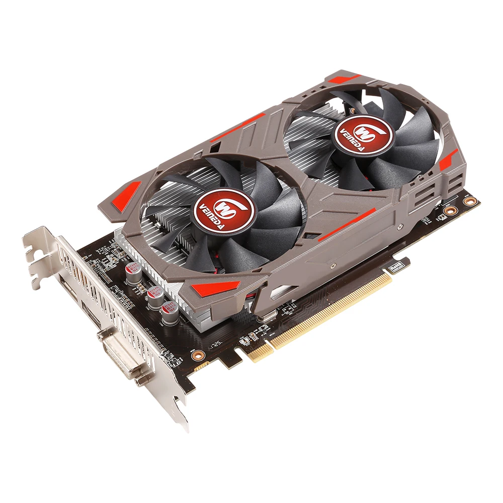 Видеокарта VEINIDA Radeon RX 560D GPU 4 ГБ GDDR5 128 бит игровой настольный компьютер видеокарты PCI Express3.0 для карты Amd