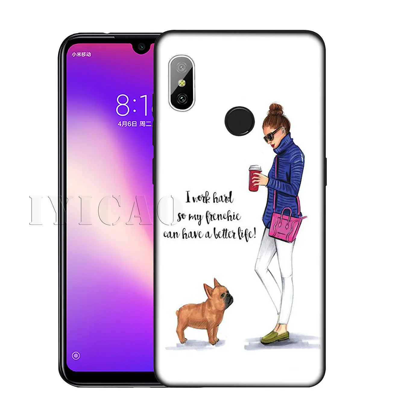 Coffee cup Fashion Slim Mom and daughter girlfriends Case for Xiaomi Redmi K30 K20 8A 7A 6A 5A S2 GO Note 8 8T 7 5 6 Pro |
