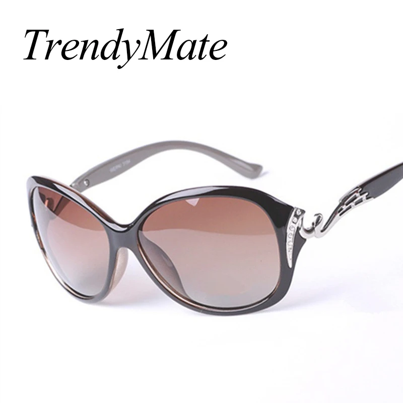 Женские солнцезащитные очки с поляризационными стеклами брендовые дизайнерские