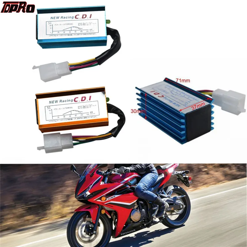 TDPRO 5 Pins AC Racing Зажигание CDI квадратная вилка 12 в коробка GY6 новый для 50cc 70cc 90cc 110cc 125cc 4