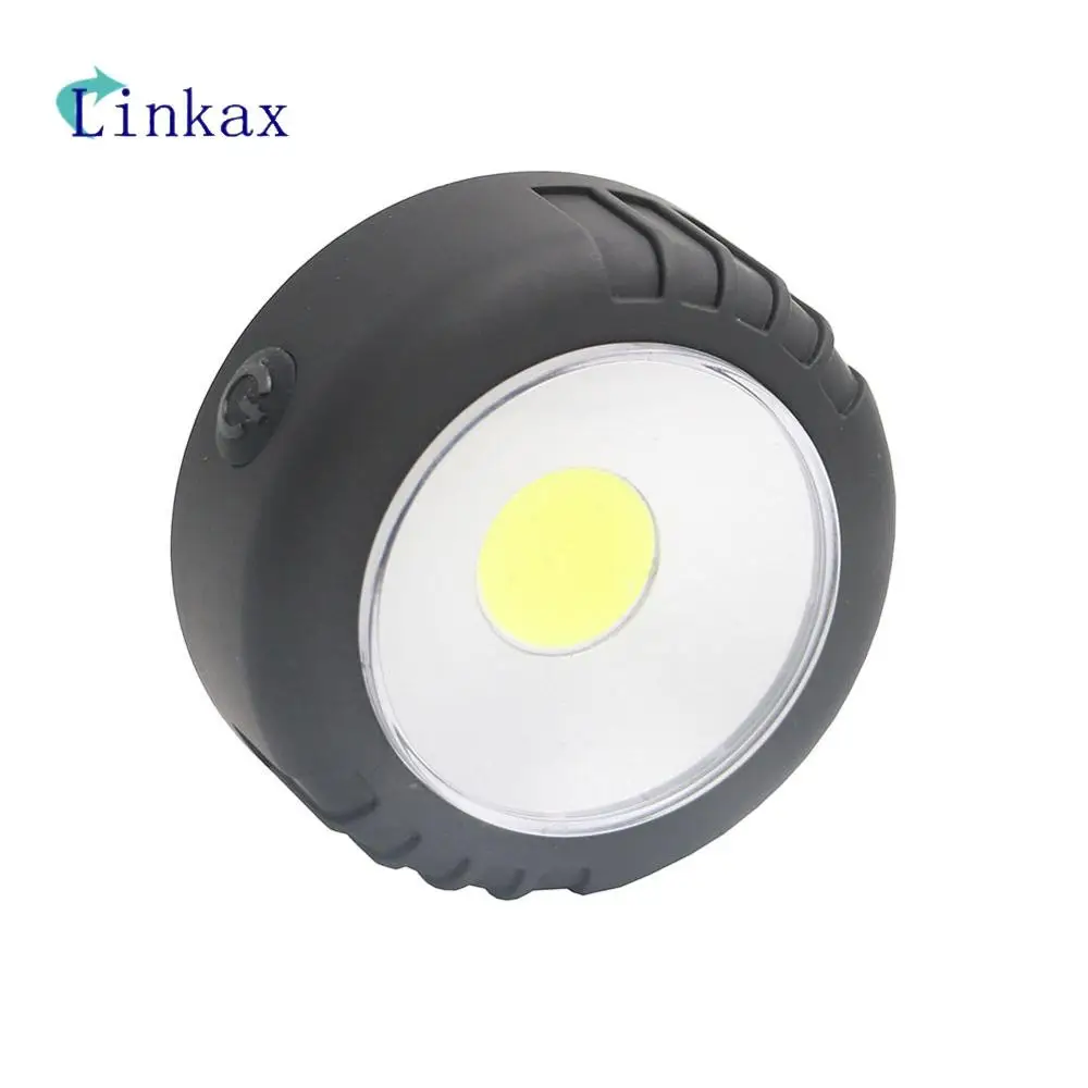 Мини COB LED флэш светильник Магнитный рабочий складной с крючком портативный