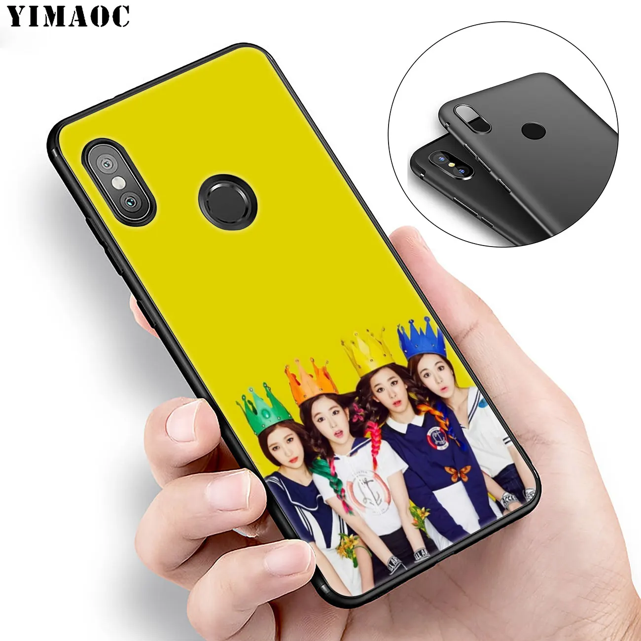 Мягкий силиконовый чехол YIMAOC из красного бархата для Xiaomi Redmi K30 K20 Note 8 8T 7 5 6 Pro Mi