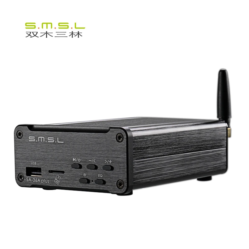 SMSL SA-36A Plus 30 Вт TPA3118 Класс d Bluetooth AUX Hi-Fi цифровой усилитель мощности Bluetooth/USB/AUX/TF карта/U дисковый вход